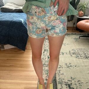 NWT Polo Ralph Lauren Floral Denim Shorts